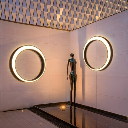 Circular Moon Led Waterproof Wall Light - Flyachilles