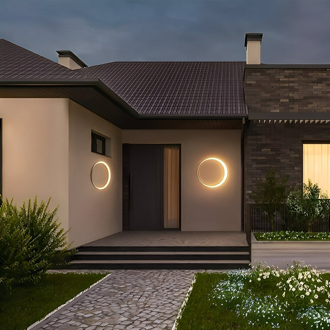 Circular Moon Led Waterproof Wall Light - Flyachilles
