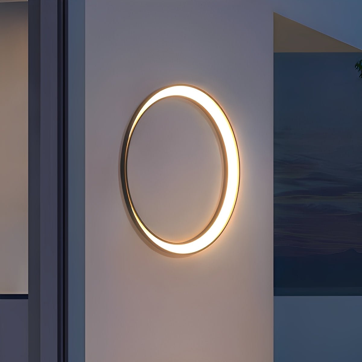 Circular Moon Led Waterproof Wall Light - Flyachilles