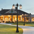 Classic Round Coach Lamps LED Outdoor Pathway Post Lights - Flyachilles