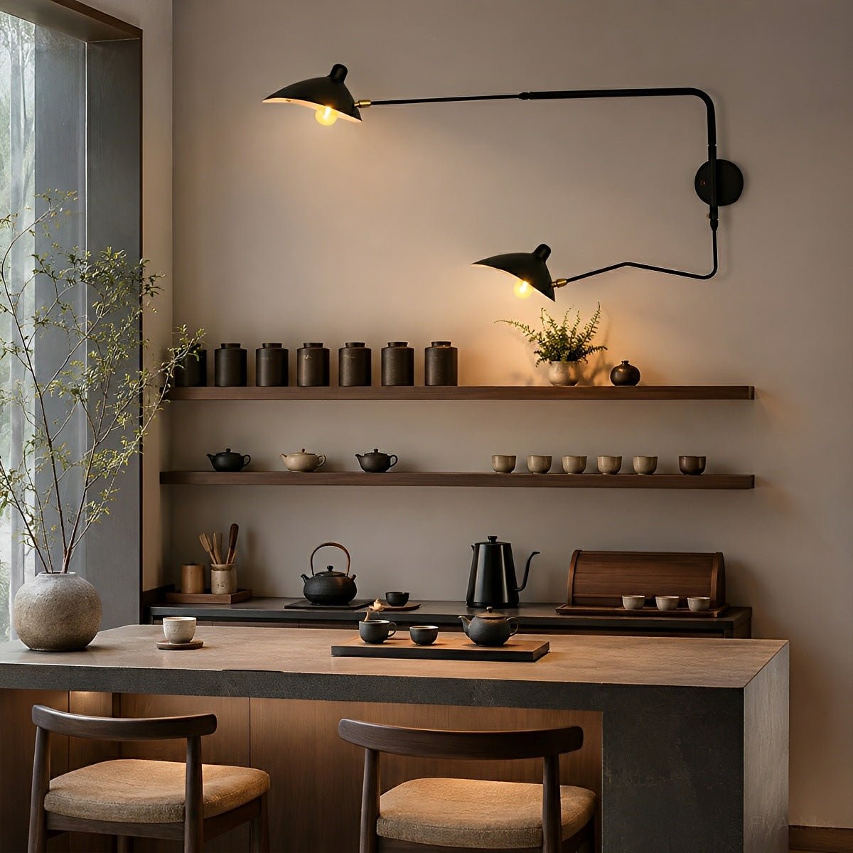 Creative Adjustable Iron Industrial Swing Arm Wall Lamp Wall Sconce Lighting - Flyachilles