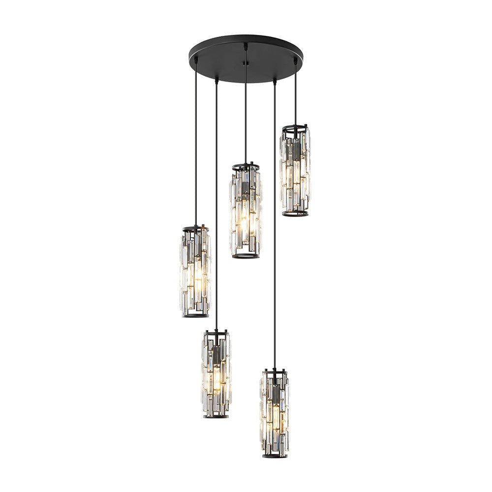 Creative Iron Crystal Glass Chandelier Pendant Lights Ceiling Lamp - Flyachilles