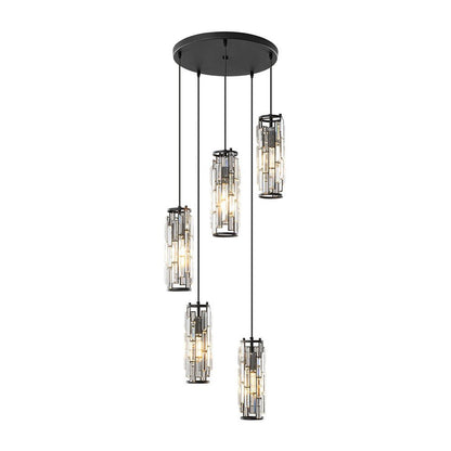 Creative Iron Crystal Glass Chandelier Pendant Lights Ceiling Lamp - Flyachilles
