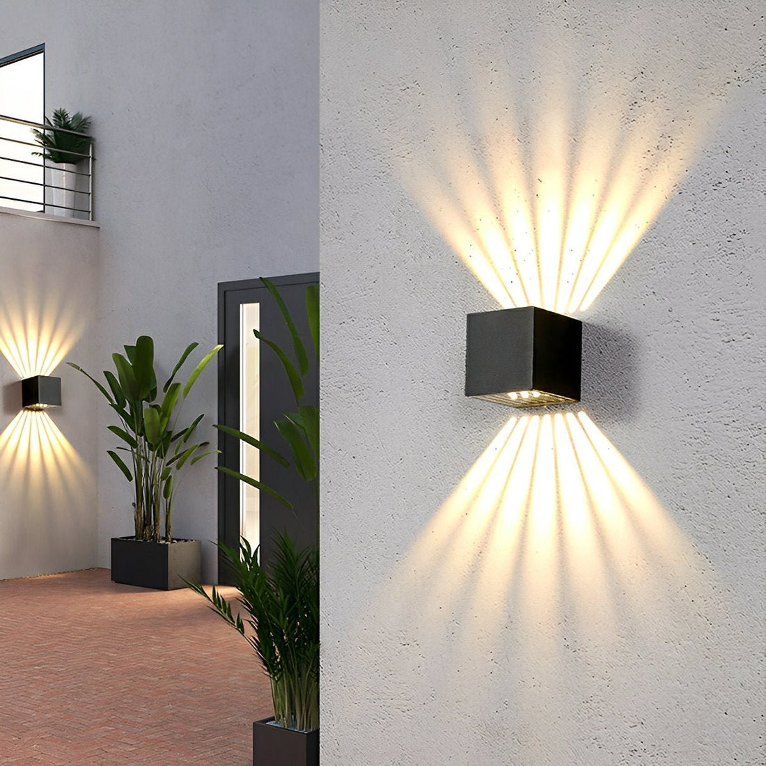 Creative Outdoor Waterproof Nordic Style Up Down Wall Lights - Flyachilles