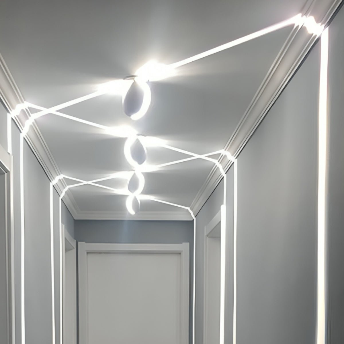 Cyberpunk Hallway LED Wall Light Beam Spot Light - Flyachilles