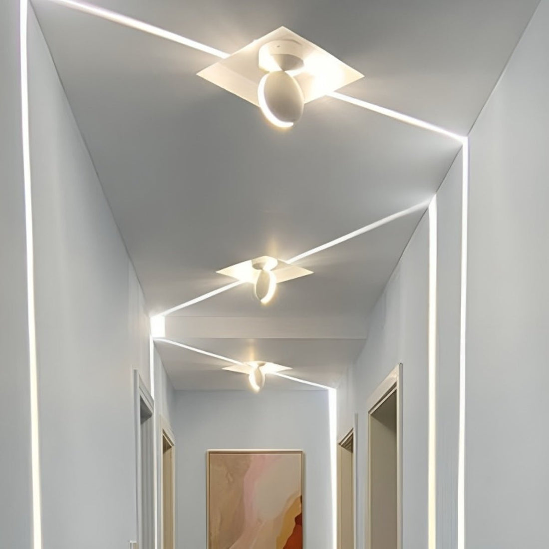 Cyberpunk Hallway LED Wall Light Beam Spot Light - Flyachilles