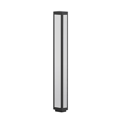 Cylinder Shaped Waterproof LED Black Modern Outdoor Post Lights - Flyachilles