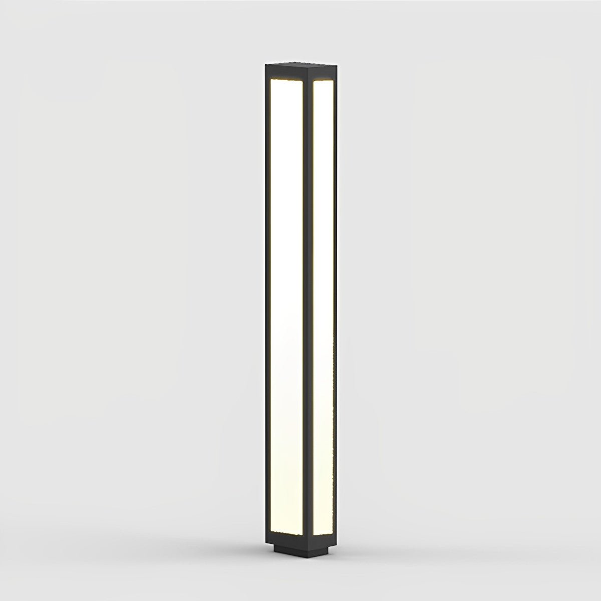 Cylinder Shaped Waterproof LED Black Modern Outdoor Post Lights - Flyachilles