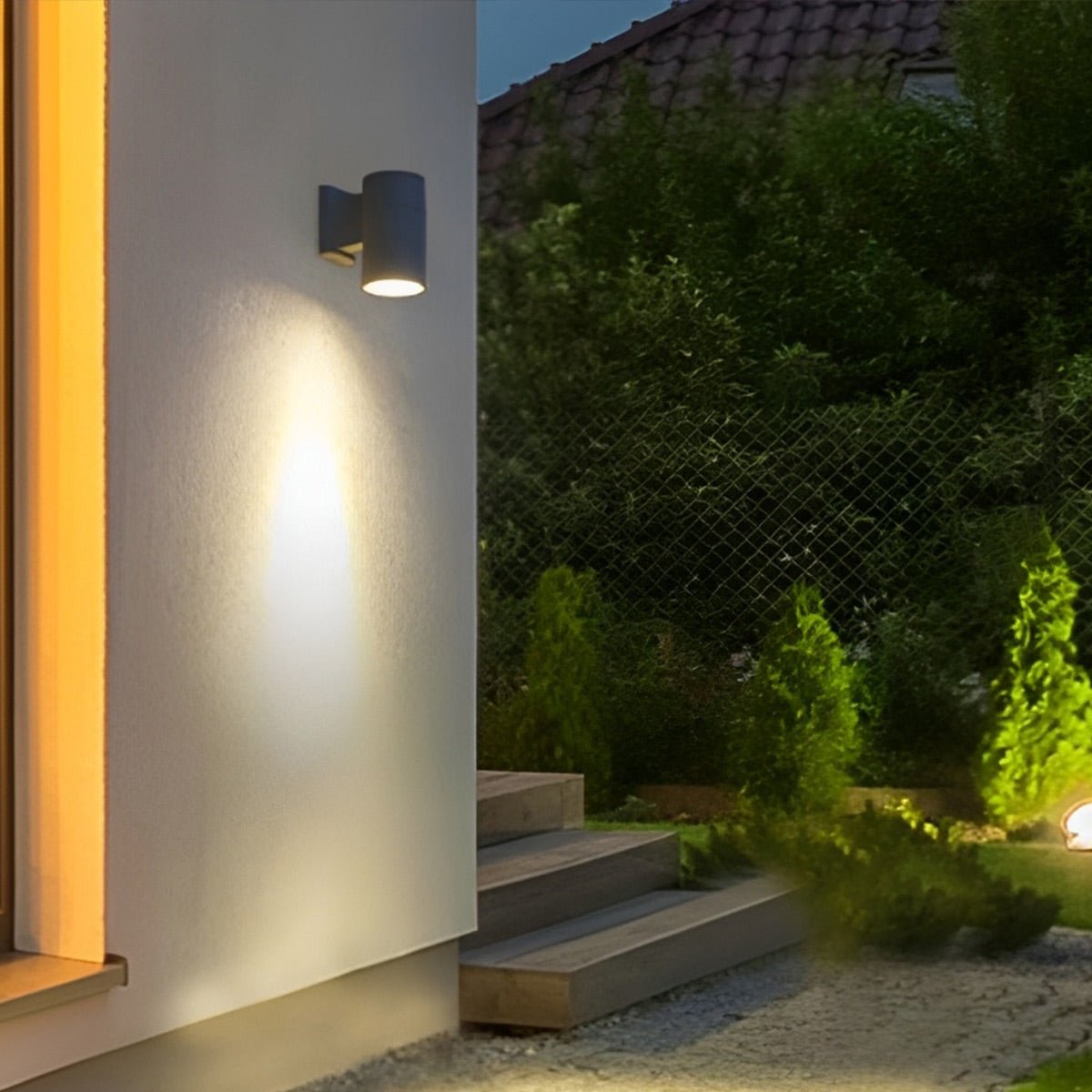 Cylinder Waterproof Outdoor Up and Down LED Exterior Wall Lights Spotlight - Flyachilles