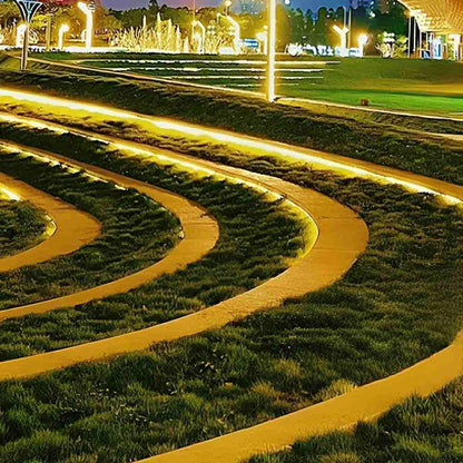 DC 24V Waterproof Underwater Outdoor Recessed COB Flexible Linear Lights 39.37 &