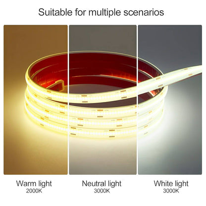 DC 24V Waterproof Underwater Outdoor Recessed COB Flexible Linear Lights - Flyachilles