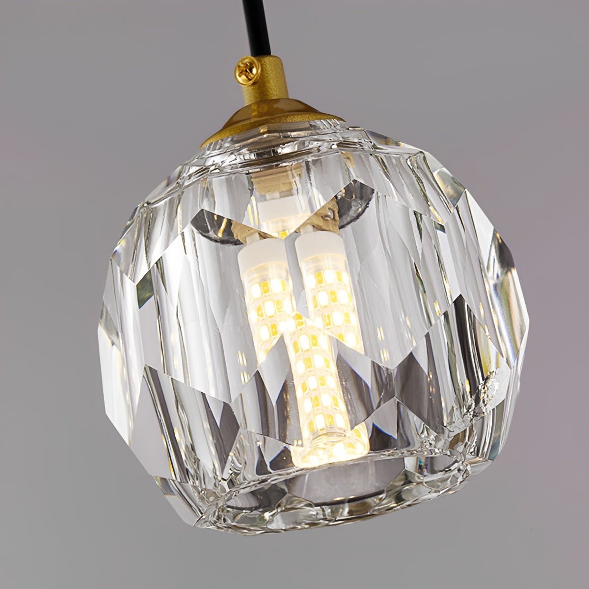 Dimmable Modern Luxury Brass Crystal Pendant Lights - Flyachilles