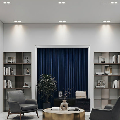 Dimmable Modern Minimalist 2 - Lights Ceiling Downlight Recessed LED Spotlight - Flyachilles