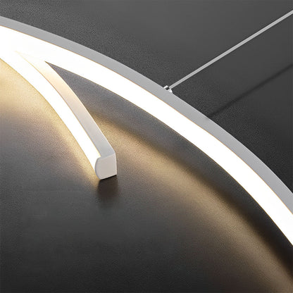 Dimmable Modern Minimalist Double Wave LED Pendant Light - Flyachilles