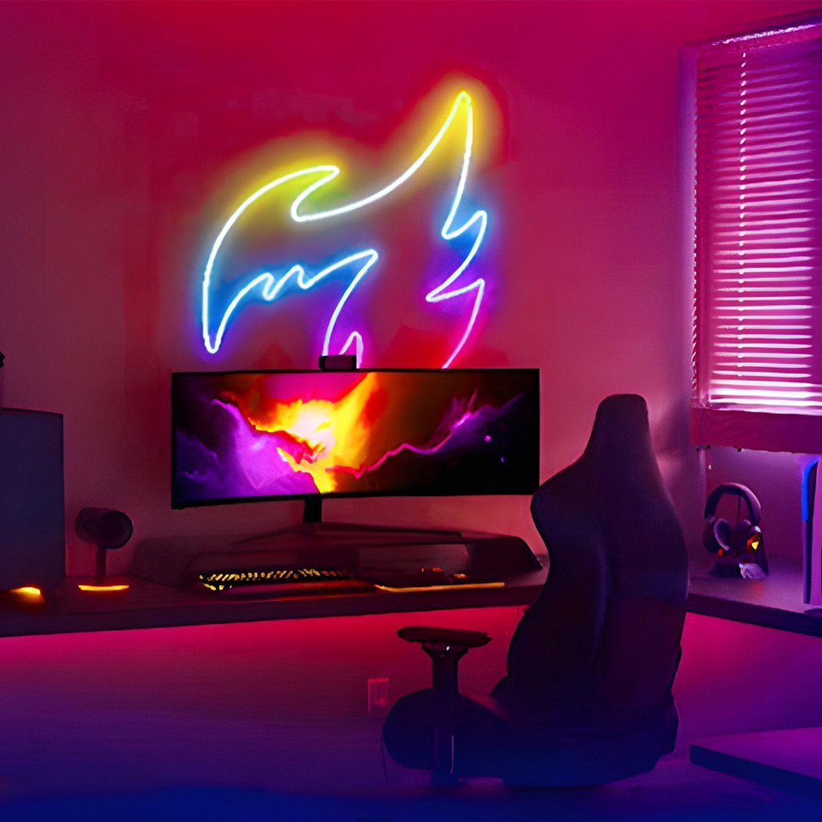 DIY RGB Recessed Atmosphere Streamer Flexible LED Neon Light Strip - Flyachilles
