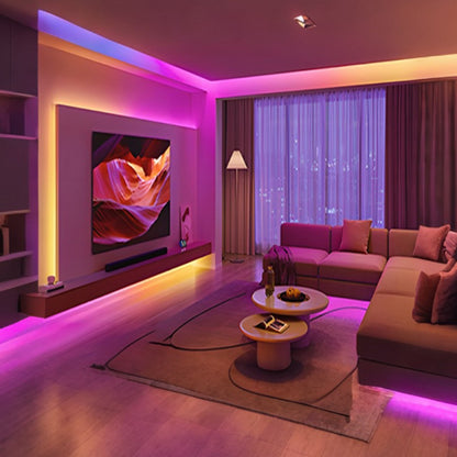 DIY RGB Recessed Atmosphere Streamer Flexible LED Neon Light Strip - Flyachilles