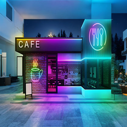 DIY RGB Recessed Atmosphere Streamer Flexible LED Neon Light Strip - Flyachilles
