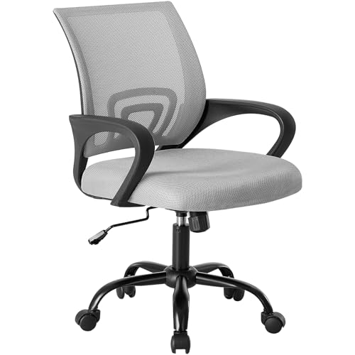 Ergonomic Mid-Back Chair – Lumbar Support &amp; Rocking - Flyachilles