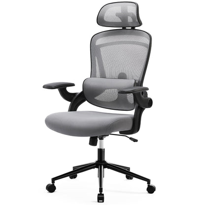 Ergonomic Office Chair Desk Chair Mesh Headrest&amp;Lumbar Support Computer Chair - Flyachilles