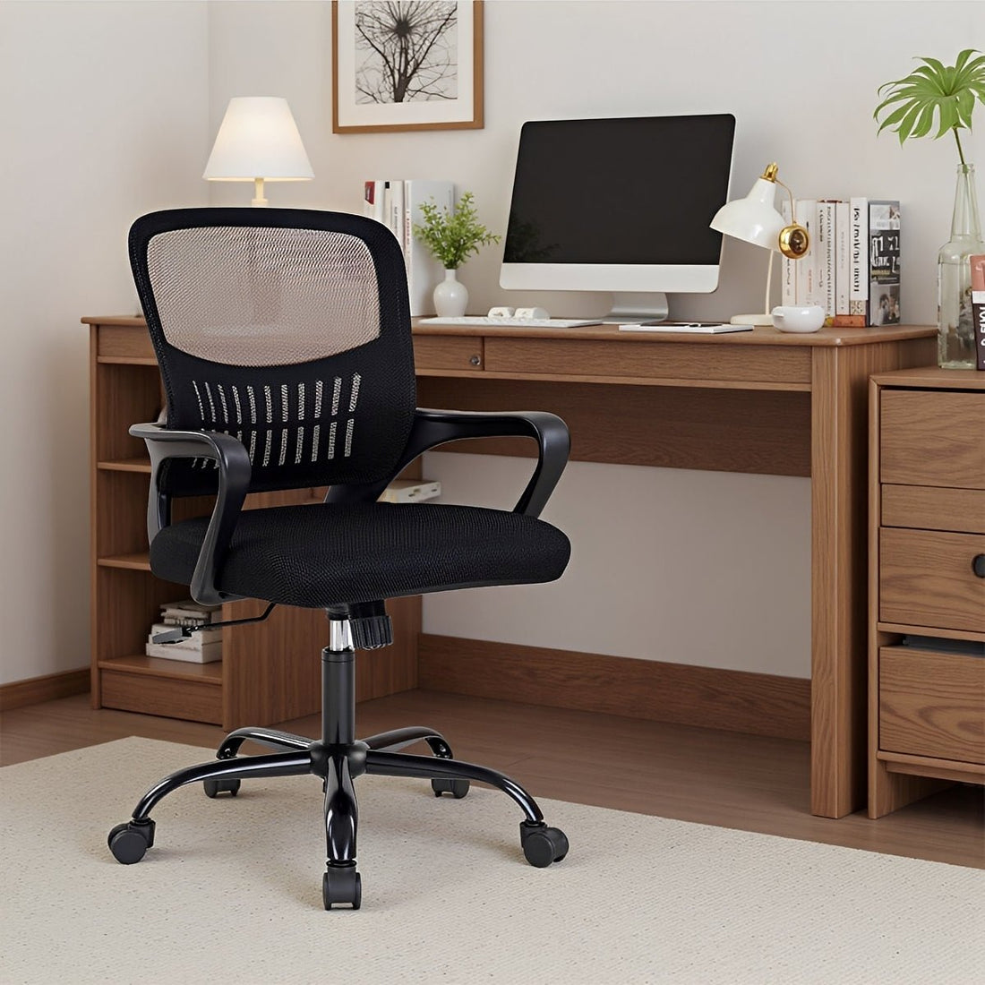 Ergonomic Reclining Office Chair with 350 lbs Capacity - Flyachilles