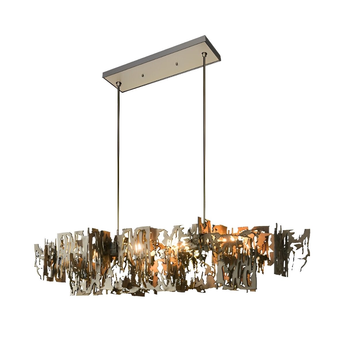 Fantasy Order Vintage Rustic Hollow LED Post - Modern Chandelier Lighting - Flyachilles