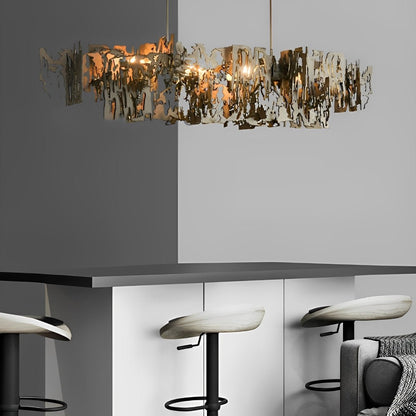 Fantasy Order Vintage Rustic Hollow LED Post - Modern Chandelier Lighting - Flyachilles