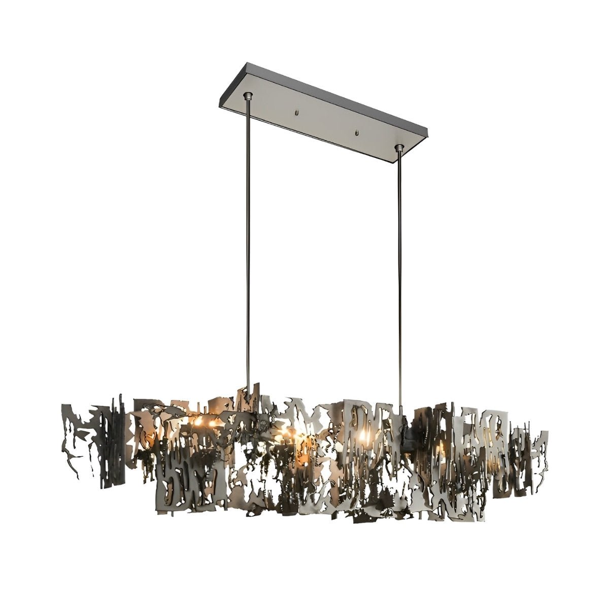 Fantasy Order Vintage Rustic Hollow LED Post - Modern Chandelier Lighting - Flyachilles
