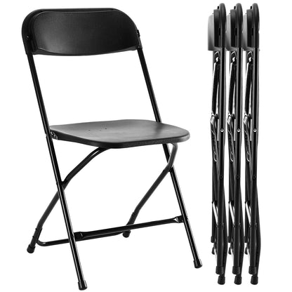 Folding Chair with Cushion – 330 lbs, Lightweight - Flyachilles