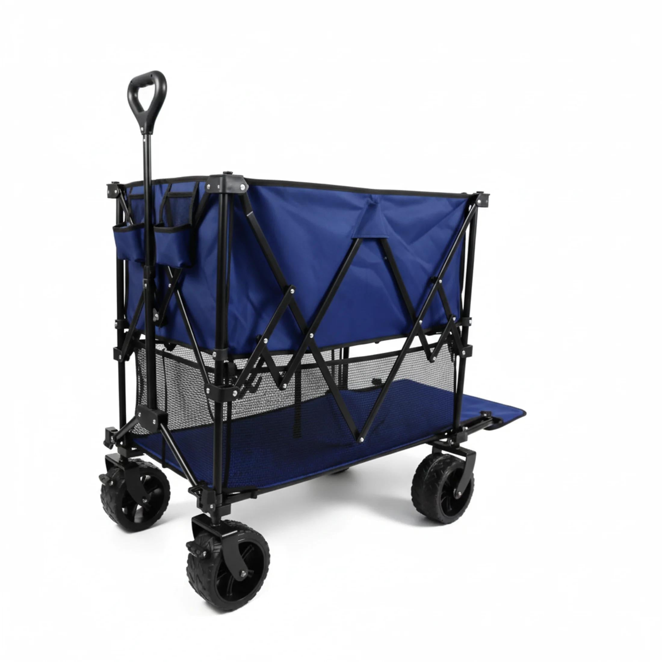 Folding Double - Decker Truck with Brakes Wagon Cart 320L - Flyachilles
