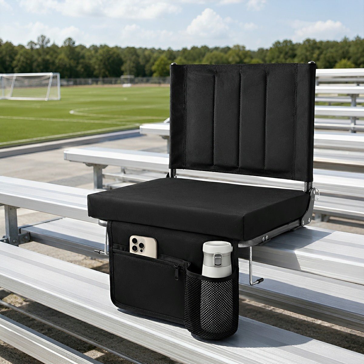 Folding Stadium Seat – Thick Cushion, 350 lbs, Non-Slip - Flyachilles