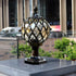 Glass Aluminum Round Ball Waterproof LED Outdoor Fence Post Lights - Flyachilles