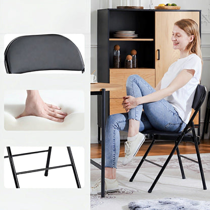 Heavy Duty Folding Chair – Padded Seat, 350 lb, Lightweight - Flyachilles