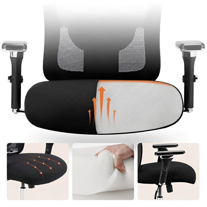 Heavy Duty Mesh Ergonomic Office Chair for Big and Tall - Flyachilles