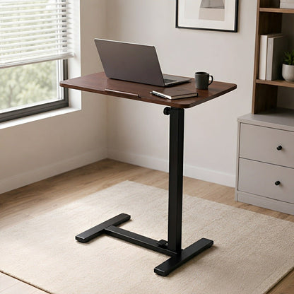 Height-Adjustable Bedside Table on Wheels – Portable - Flyachilles
