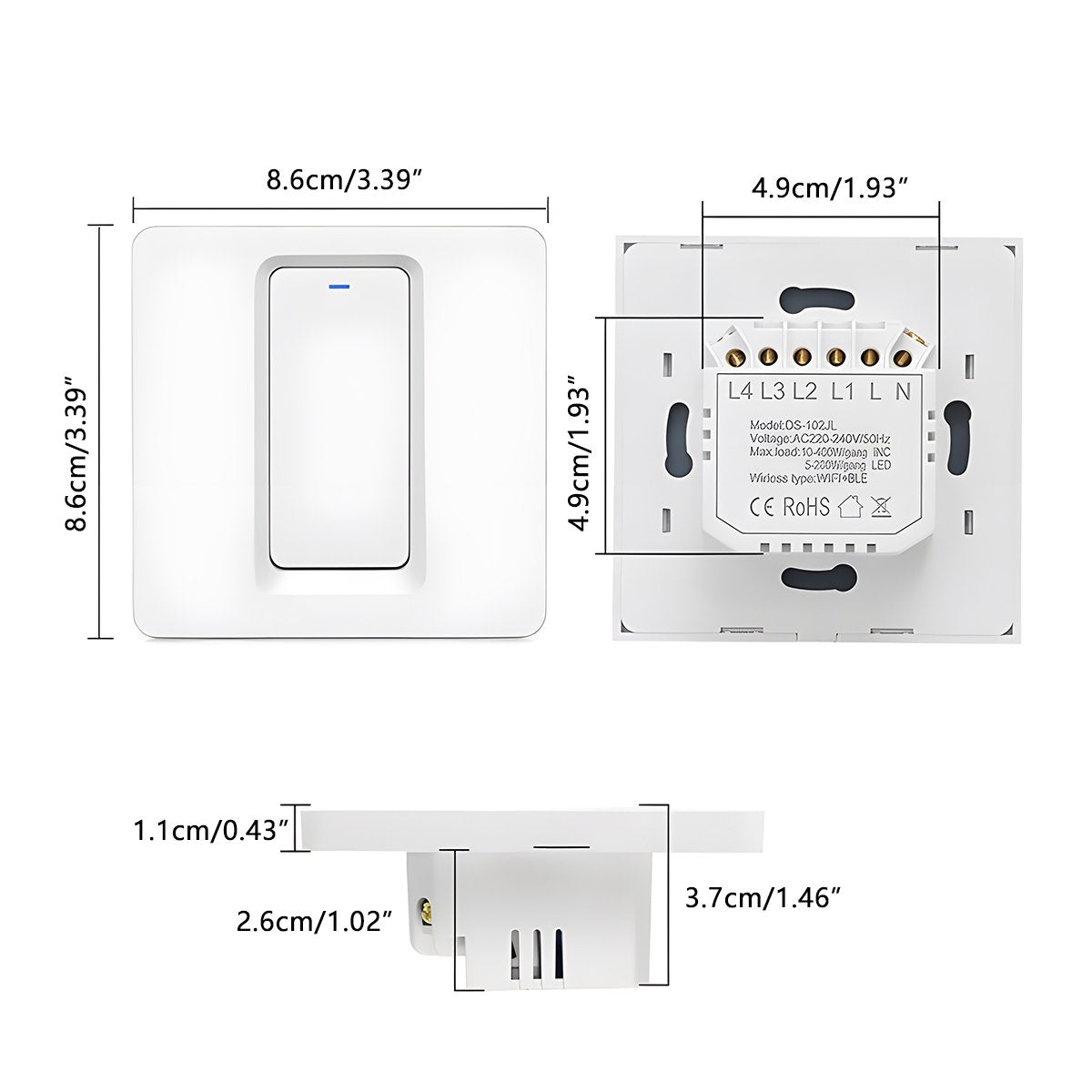 Homekit Home Smart Switch Light Control For Apple Homekit, CozyLife Smart - Flyachilles