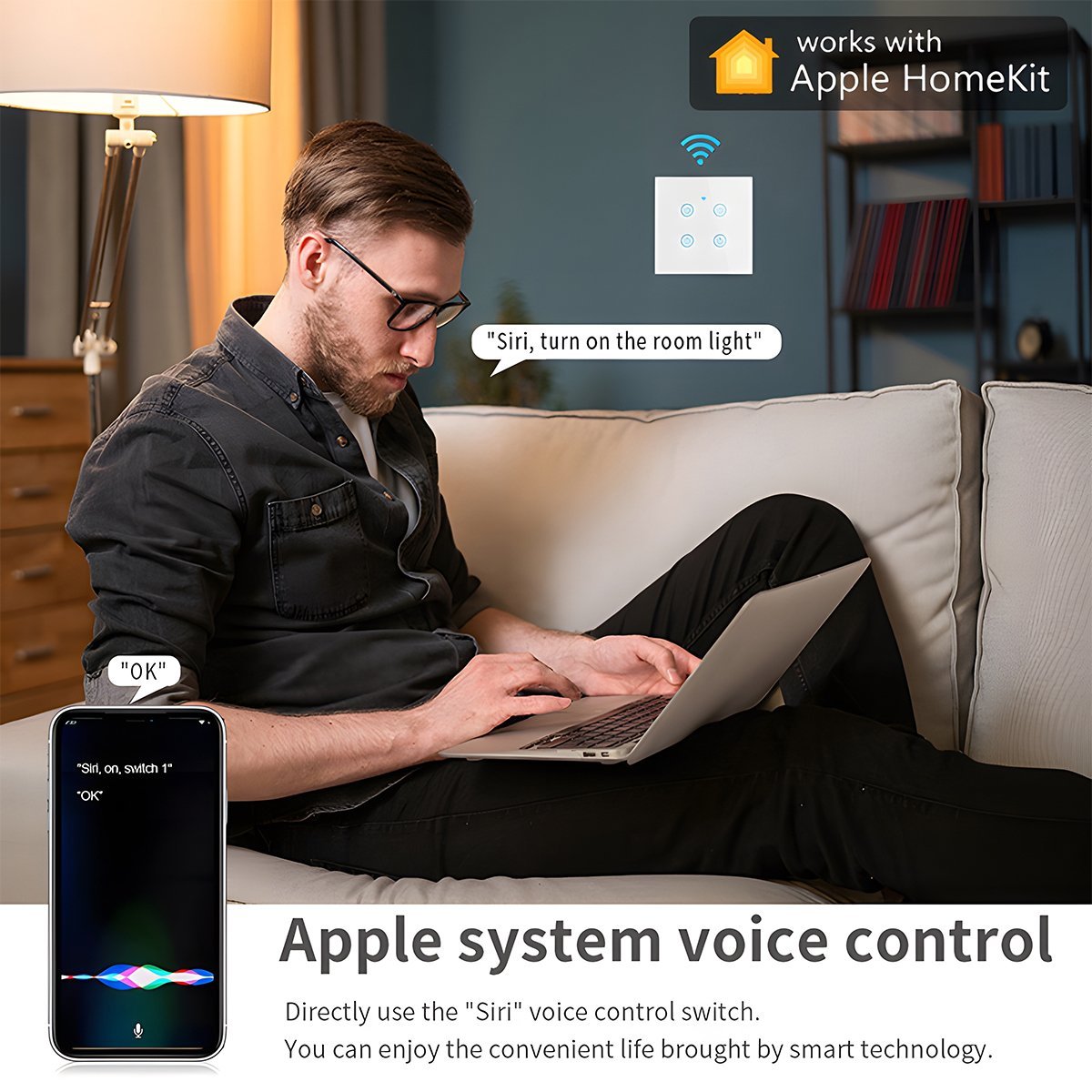 Homekit Home Smart Switch Light Control For Apple Homekit, CozyLife Smart - Flyachilles