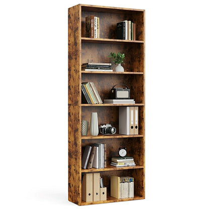 Industrial Bookcase Open Storage Shelf - Flyachilles