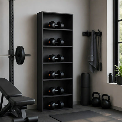 Industrial Bookcase Open Storage Shelf - Flyachilles