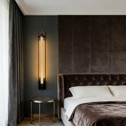 Industrial LED Wall Sconce – Stainless Steel Long Strip Wall Light - Flyachilles
