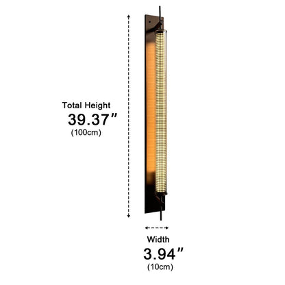 Industrial LED Wall Sconce – Stainless Steel Long Strip Wall Light - Flyachilles