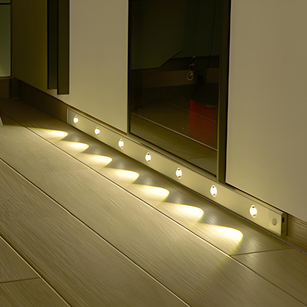 Intelligent Cat Eye Dimmable Motion Sensor Wireless LED Cabinet Light Rechargeable - Flyachilles