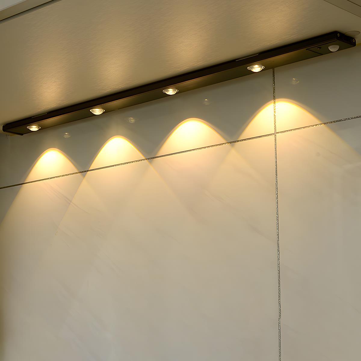 Intelligent Cat Eye Dimmable Motion Sensor Wireless LED Cabinet Light Rechargeable - Flyachilles