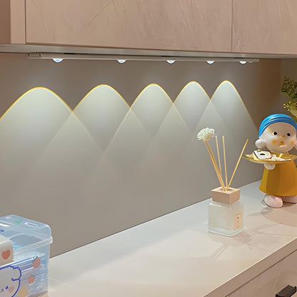 Intelligent Cat Eye Dimmable Motion Sensor Wireless LED Cabinet Light Rechargeable - Flyachilles
