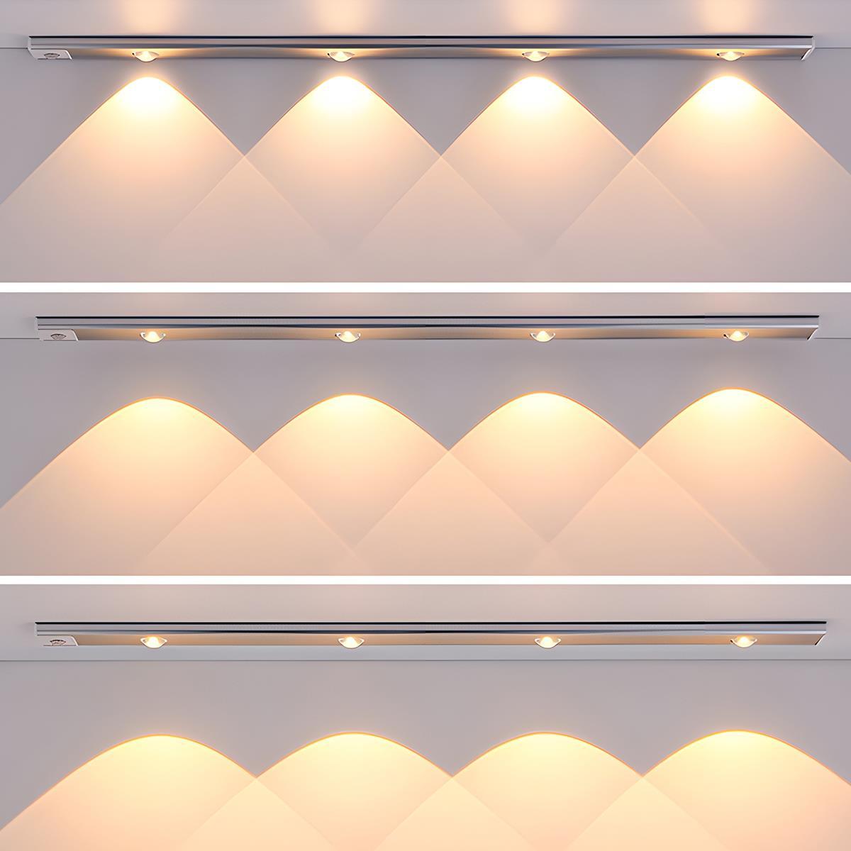 Intelligent Cat Eye Dimmable Motion Sensor Wireless LED Cabinet Light Rechargeable - Flyachilles