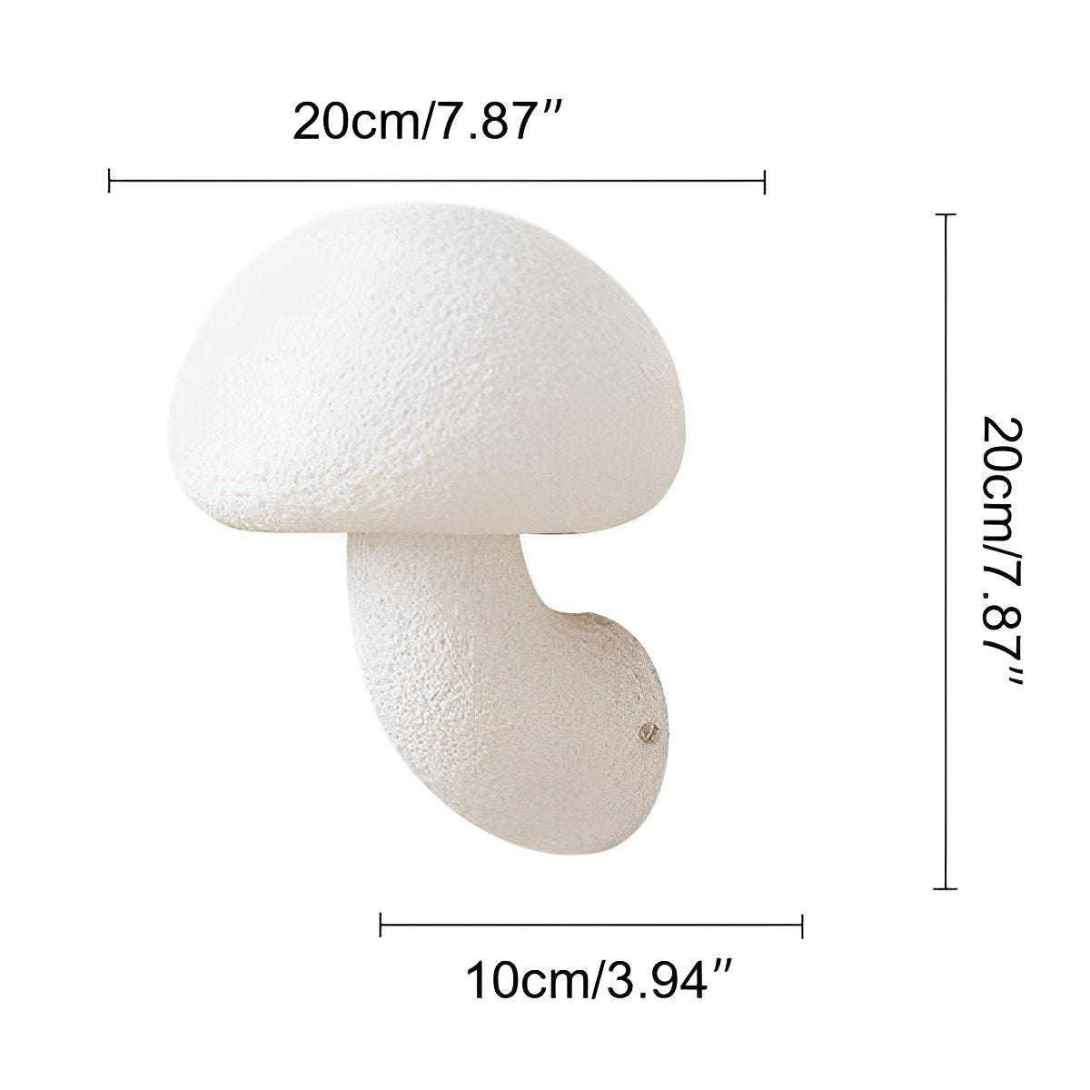 Modern Minimalist Creamy Style Mushrooms LED Wall Sconces