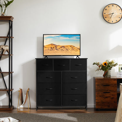 Large Capacity 5 - 10 Drawer Fabric Storage Cabinet Organizer - Flyachilles