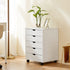 Large Capacity Mobile Storage Cabinet Organizer with Wheels - Flyachilles
