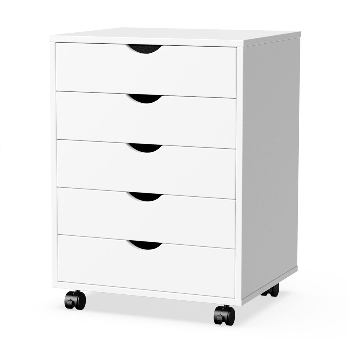 Large Capacity Mobile Storage Cabinet Organizer with Wheels - Flyachilles
