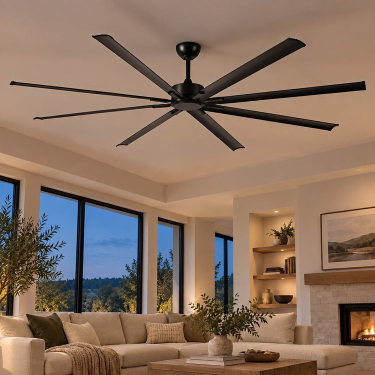 Large Modern Industrial DC Motor Oversized Commercial Ceiling Fan - Flyachilles