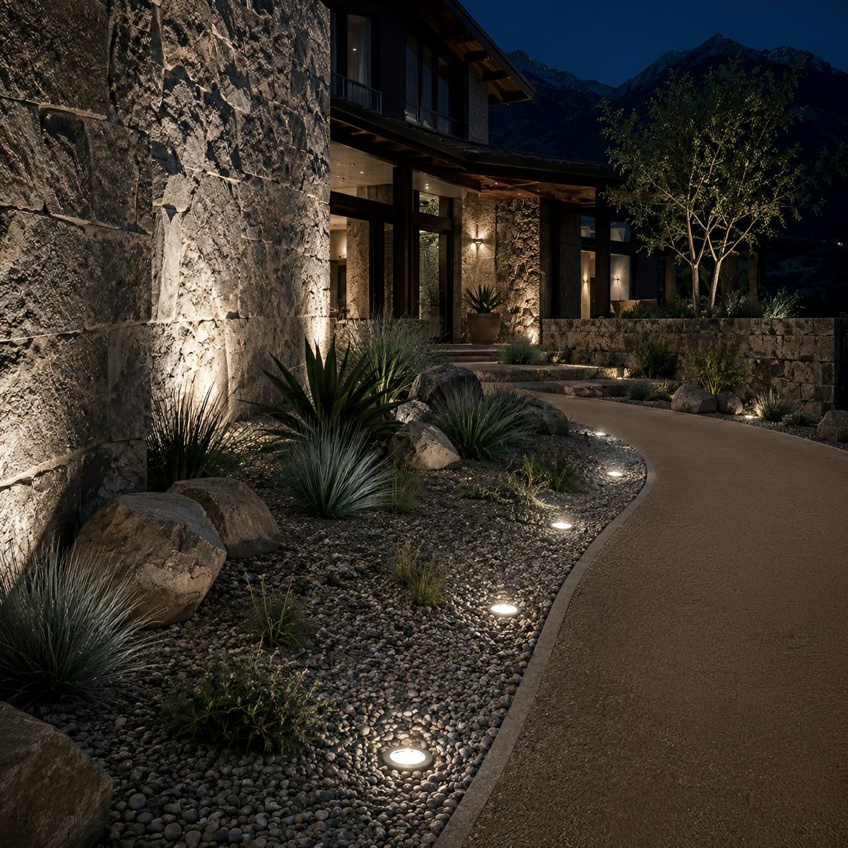LED Deck Stair Lights Plug In Outdoor Step Lights Recessed In - ground 8 Pcs - Flyachilles
